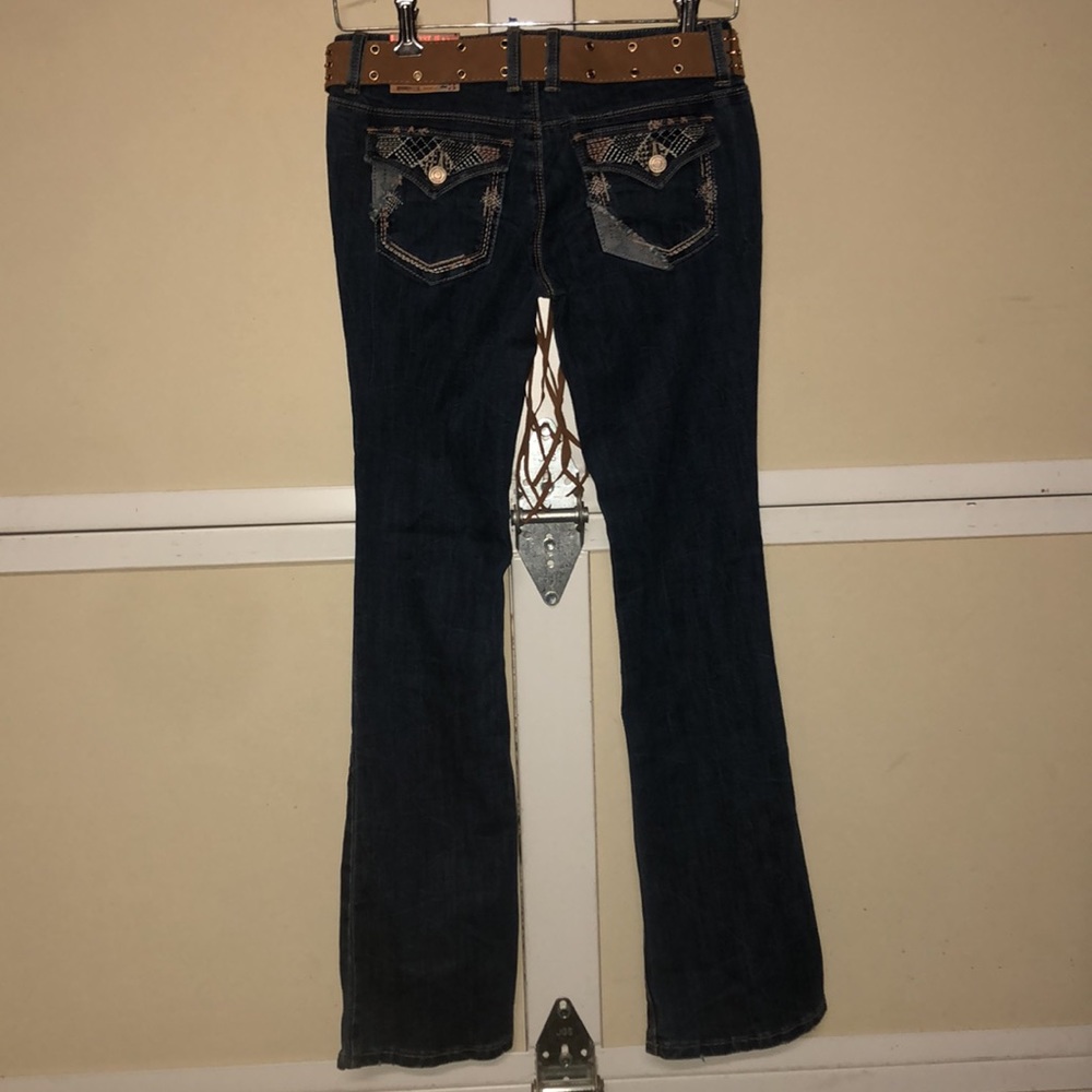#1805 Amethyst Jeans NWT Sz 3 low rise slim boot - Picture 8 of 11